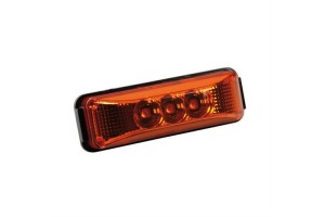 Lampa Φως Όγκου 3 LED 24V 10.3cm - Πορτοκαλί