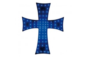 Lampa Blue Led Cross 250x200mm
