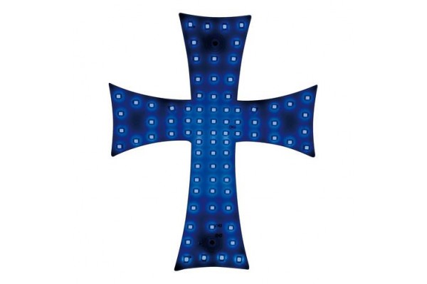 Lampa Blue Led Cross 250x200mm