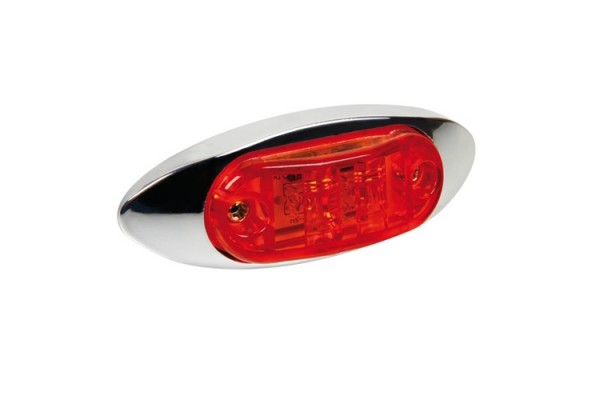 Lampa Φως Όγκου 2 LED 24V 10cm - Κόκκινο