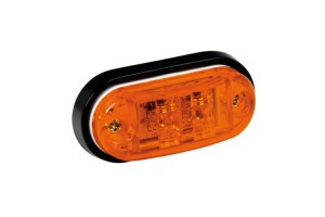 Lampa Φως Όγκου 2 LED 24V 7.2cm - Πορτοκαλί