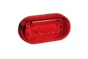 Lampa Φως Όγκου 10 LED 24V 10.3cm - Κόκκινο