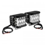 Προβολεας Εργασιας Τετραγωνος WL-21 9 Cree Led 45W 2800lm 9-32V (52x62x47 mm) Φως Διαθλασης 2 Οψεων -2ΤΕΜ.