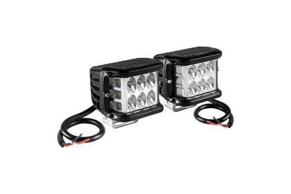 Προβολεας Εργασιας Τετραγωνος WL-21 9 Cree Led 45W 2800lm 9-32V (52x62x47 mm) Φως Διαθλασης 2 Οψεων -2ΤΕΜ.