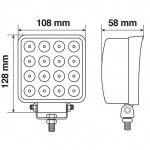 Lampa Προβολέας WL-25 LED 48W 10-30V 3300lm