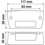 Lampa WL-20 Προβολέας LED 9W 9-32V 500lm 11.7cm