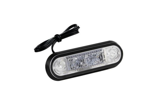 Lampa Φως Όγκου 3 LED 24V 8cm - Κόκκινο