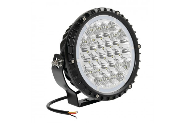 Προβολεας Bextar 10>30V 62 Led 73W 6.500Κ 6080lm Καρφι Με Neon Θεσεως Στρογγυλος (195x205x65 mm) -1ΤΕΜ.