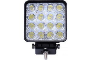 Προβολεας Working Lights 10-32V 48W 2500lm 16x3W Osram Led Τετραγωνος 110x60x142mm M-TECH