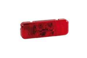 Lampa Φως Όγκου 2 LED 24V - Κόκκινο