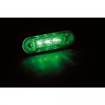 Lampa Φως Όγκου 3 LED 24V 8cm - Πράσινο