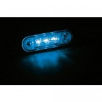 Lampa Φως Όγκου 3 LED 24V 8cm - Μπλε