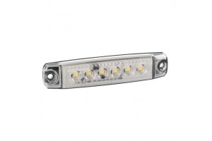 Lampa Φως Όγκου 6 LED 12/24V 9.6cm - Λευκό