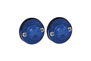 Lampa Φώτα Όγκου LED 24V 3cm 2τμχ - Μπλε