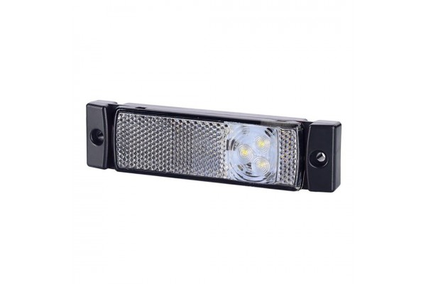 Φως Ογκου Ανακλαστικο LD127 12/24V 3LED Horpol Λευκο 13 X 3cm -1ΤΕΜ.