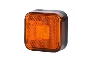 Φως Ογκου Ανακλαστικο LD097 12/24V 4LED Horpol Πορτοκαλι 67X67mm -1ΤΕΜ.