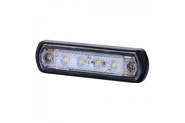 Φως Ογκου LD675 12/24V 4LED Horpol Λευκο (10,5 X 3 cm) -1ΤΕΜ.