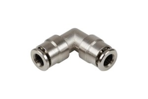 Συνδεσμος L-1 Μεταλλικος Με Διαμετρο 6 Mm - 25 bar/kg/cm2 Max Με Γωνια 90 Μοιρων Για Σωληνακια Αερα - 1 ΤΕΜ.