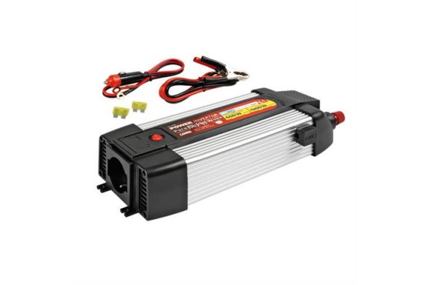 Lampa Inverter Αυτοκινήτου PSW600 1200W για Μετατροπή 24V DC σε 220V AC