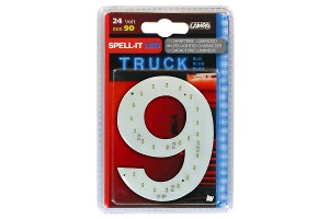 Αριθμος 9 Μπλε 24V Led