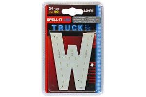 Γραμμα W Μπλε 24V Led