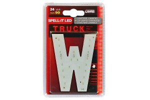 Γραμμα W Κοκκινο 24V Led 90mm