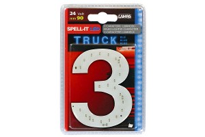 Αριθμος 3 Μπλε 24V Led