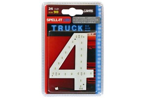 Αριθμος 4 Μπλε 24V Led