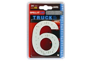 Αριθμος 6 Μπλε 24V Led