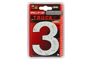Αριθμος 3 Κοκκινο 24V Led