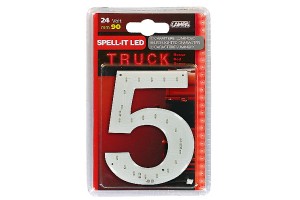 Αριθμος 5 Κοκκινο 24V Led