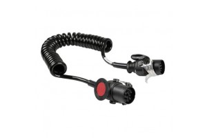 Lampa Ανταπτορας Φορτηγου 24V Iso 12098 15 Πολων Με Καλωδιο Σπυραλ 4.5m Erich Jaeger LEJ641167