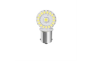 Lampa P21W 24-28V BA15s 260lm Μονοπολικο Λευκο Διαθλασης HYPER-LED102 2ΤΕΜ. L98352