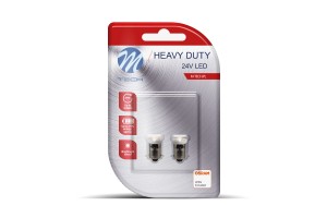 T4W 24V BA9S 4xSMD2835 Osram Led Λευκο Heavy Duty Blister 2ΤΕΜ. M-TECH