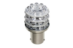 Lampa BA15S Multi-Led lamp 36 Led Red 24V 1τμχ Blister