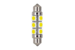 Lampa Λαμπάκια Πλαφονιέρας 24-30V SV8,5-8 10x41mm 216lm HYPER-LED (Διπλής Πολικότητας) Blister 2τεμ L98273