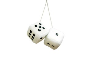 Lampa Αρωματικά Ζάρια Κρεμαστά Outdoor 4.5cm Λευκό