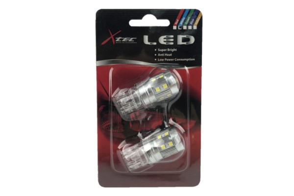 Λαμπες Led T20 12V Two Pins 14HP 4W (2PCS/CARD)