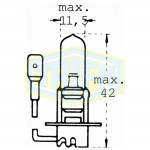 ΛΑΜΠΑ TRIFA 1658 H3 12-55W ΤΕΜ