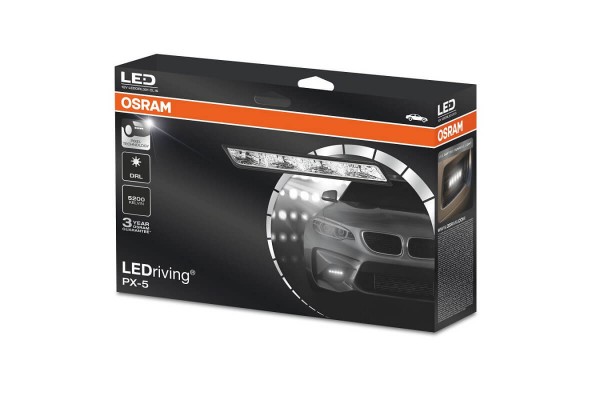 Drl Set Φώτα Ημέρας Universal Ledriving PX-5 12Volt 12.5 Watt Osram LEDDRL301 Bk 2 Τεμάχια