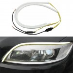 Led Light Bar Με Καλωδίωση Για Φώτα Ημέρας Και Φλας 60cm 2 Τεμάχια