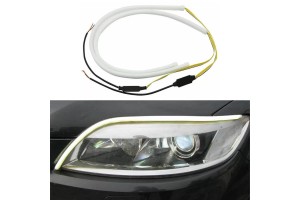 Led Light Bar Με Καλωδίωση Για Φώτα Ημέρας Και Φλας 60cm 2 Τεμάχια