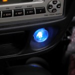 Διακοσμητικός Φωτισμός Led Λάμπα Για Τον Αναπτήρα Αυτοκινήτου Μπλε Χρώμα GA-2663 1 Τεμάχιο