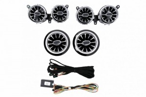 Ambient Light Μπροστά Αεραγωγοί Για Mercedes-Benz E-Class W213 16-19 64 Χρώματα 6 Τεμάχια