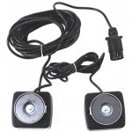 Φανάρια Τρέιλορ Μαγνητικά Με Καλωδίωση Led 12 Volt 10x9x4 Cm Σετ 2 Τεμάχια