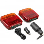 Φανάρια Τρέιλορ Led Μαγνητικά Ασύρματα 12 - 24 Volt 10x10.5 Cm 2 Τεμάχια
