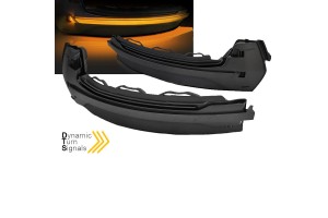 Φλας Καθρέπτη Για Audi A3 8V 12-20 Dynamic Led Φιμέ 2 Τεμάχια