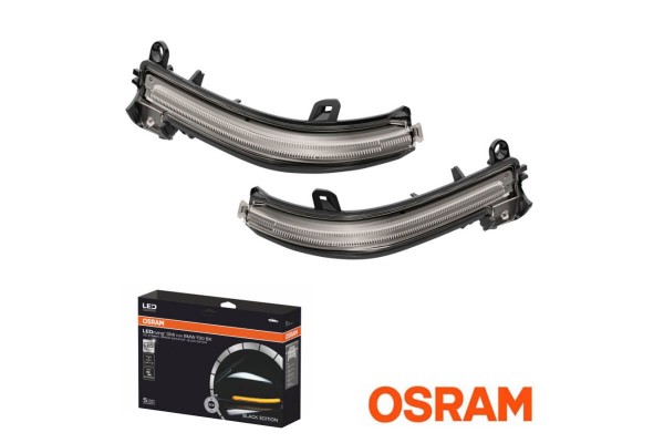 Φλας Καθρέπτη Για Bmw 1 , 2 , 3 , 4 , M4 , X1 , i3 Osram Dynamic Led Μαύρο/Φιμέ 2 Τεμάχια