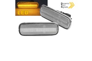 Φλας Καθρέπτη Για Citroen C4 04-11 Dynamic Led Canbus Λευκά 2 Τεμάχια