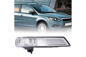Φλας Καθρέπτη Για Ford Focus 07-18 / Mondeo 10-14 Λευκό Δεξί 1 Τεμάχιο